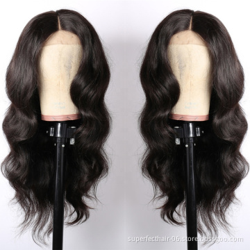 New Arrival Brazilian Virgin Hair 4X4 Closure Lace Wigs for Black Women With Baby Hair 360 13X4 Lace Frontal Human Hair Wigs